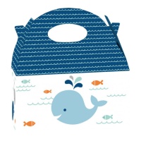 Scatola di cartone Little Whale - 12 pezzi.