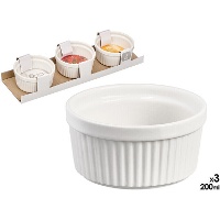 Set da 3 ciotole per salsa - 200 ml ciascuna