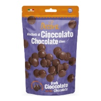 Gocce di cioccolato fondente da 250 g - Decora