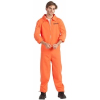 Costume da prigioniero arancione per uomo