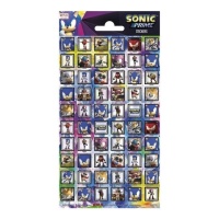 Adesivi di Sonic - 1 foglio