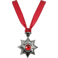 Collana con medaglione da vampiro
