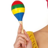 Maraca multicolore - 1 maraca