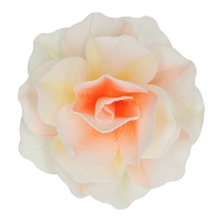 Ostia a forma di rosa pastella di 12,5 cm - FunCakes - 1 unità