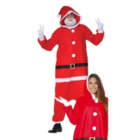 Costume Babbo Natale adulto con cappuccio