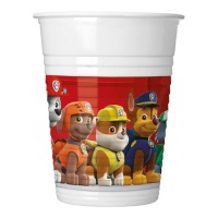 Bicchieri di plastica Canine Patrol 200 ml - 8 unità
