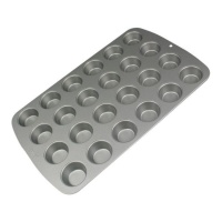 Mini stampo per cupcake in acciaio 39,4 x 24,6 x 2,1 cm cm - PME - 24 cavità