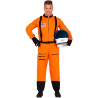 Costume da astronauta NASA arancione per uomo