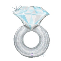 Palloncino anello diamante da 97 cm - Grabo