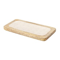 Vassoio rettangolare svuotatasche in legno 30,5 x 15 cm - DCasa