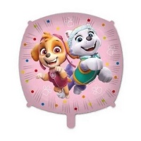 Palloncino Paw Patrol Dog Patrol Skye e Everest 46 cm quadrati