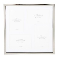 Cornice multifoto Argento fine per 4 foto 10 x 15 cm - DCasa