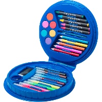 Astuccio da colorare rotondo multicolore - 1 unità