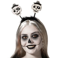 Fascia per capelli con teschi pirati