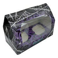 Scatola per 2 cupcakes di Halloween - Azucren