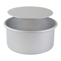 Stampo rotondo in alluminio con base rimovibile, 25,4 x 25,4 x 7,5 cm - PME