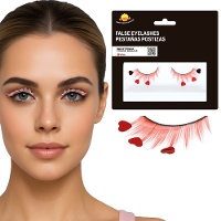 Ciglia finte con cuori