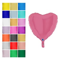 Palloncino cuore metallizzato da 46 cm - Grabo