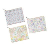 Borsellino con fiori di 12,5 x 10,5 cm - 1 unità