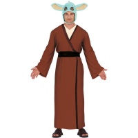 Costume da alieno marrone per uomo