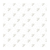 Foglio acetato con stampa colombe da comunione da 30,5 x 30,5 cm - Artis decor - 1 unità