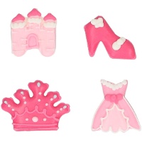 Figure di zucchero di Princess Fairytale - 8 pezzi