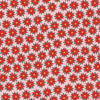 Carta da regalo rossa con stella di Natale 0,70 x 2,00 m