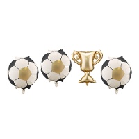 Pallone Campione di Calcio 33 cm - 4 pz.