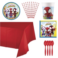 Pacchetto per festa di Spidey - 8 persone