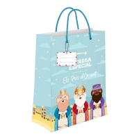 Borsa regalo Reis Dorient 45 x 33 x 10 cm blu