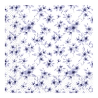 Tovaglioli a fiori lilla 16,5 x 16,5 cm - 20 pezzi.