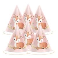 Cappellini con cervo bambino - 6 unità