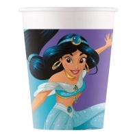 Bicchieri Principesse Disney compostabili da 200 ml - 8 unità