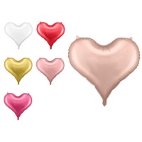 Palloncino a cuore colorato da 75 cm - PartyDeco - 1 pz.