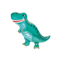 Palloncino dinosauro verde da 96 cm - Amber