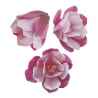 Cialde fiore magnolia da 6,5 cm - Dekora - 6 unità