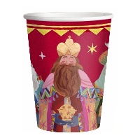 Bicchieri da 270 ml dei Re Magi vintage - 6 pezzi