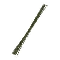 Filo verde per fiori calibro 18 da 36 cm - Sweetkolor - 20 unità