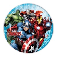 Piatti Avengers 23 cm - 8 pz.