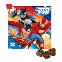 Puzzle Justice League con cioccolatini 102 gr - Dekora