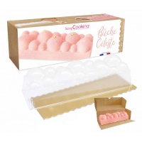 Kit torta tronchetto Celeste - Scrapcooking - 3 pz.