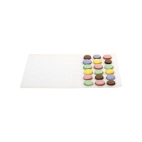 Tappetino in silicone per macaron 30 x 40 cm - Decora - 48 cavità