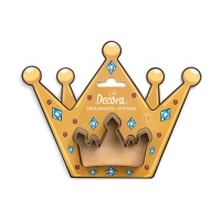 Taglierina a forma di corona 8 x 5,5 cm - Decorare