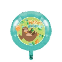 Palloncino rotondo Bradipo da 45 cm - Creative Converting