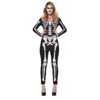 Costume ossa scheletro da donna