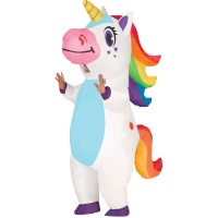 Costume da unicorno gonfiabile per adulti