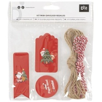 Etichette per regali di Babbo Natale - 25 pezzi