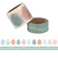 Washi tape uova di Pasqua - 5 m