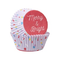 Pirottini cupcake Merry & Bright - Wilton - 75 unità