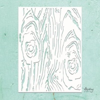 Stencil per alberi di legno 6 x 8 cm - Carte Mintay - 1 unità